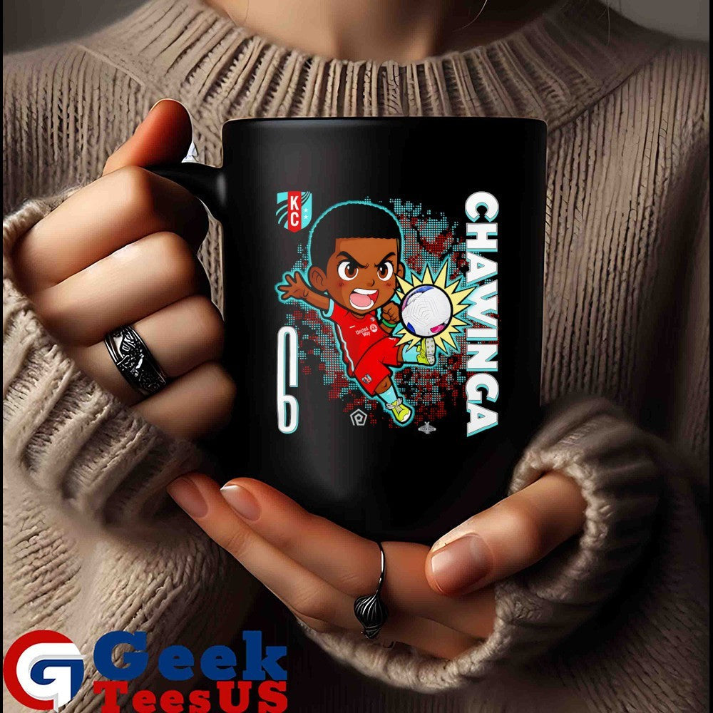Temwa Chawinga Kansas City Current NWSL chibi graphic shirt