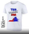 Ten fuckin one State Map shirt