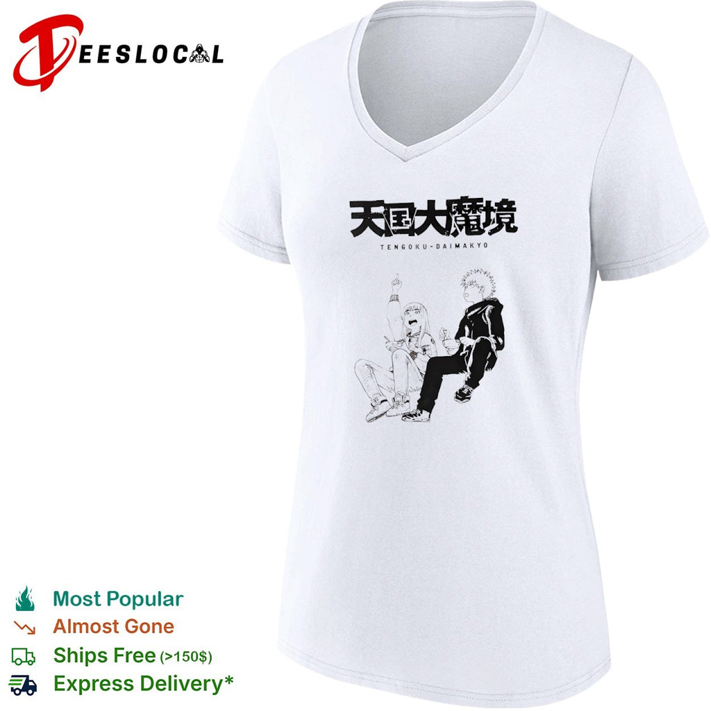 Tengoku-Daimakyo Maru and Kiruko Eating shirt