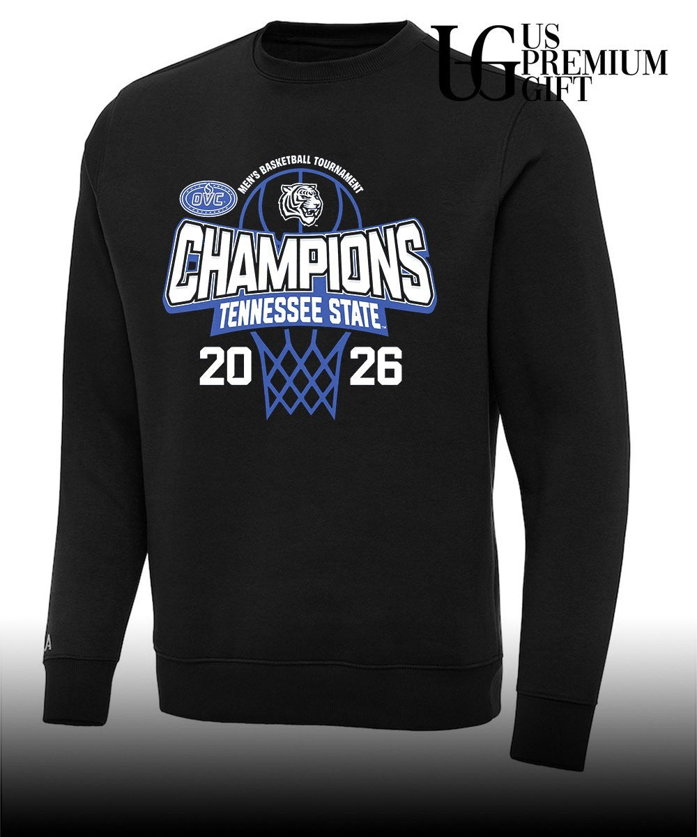 Tennessee State University Men’s Basketball 2026 OVC Tournament Champions shirt