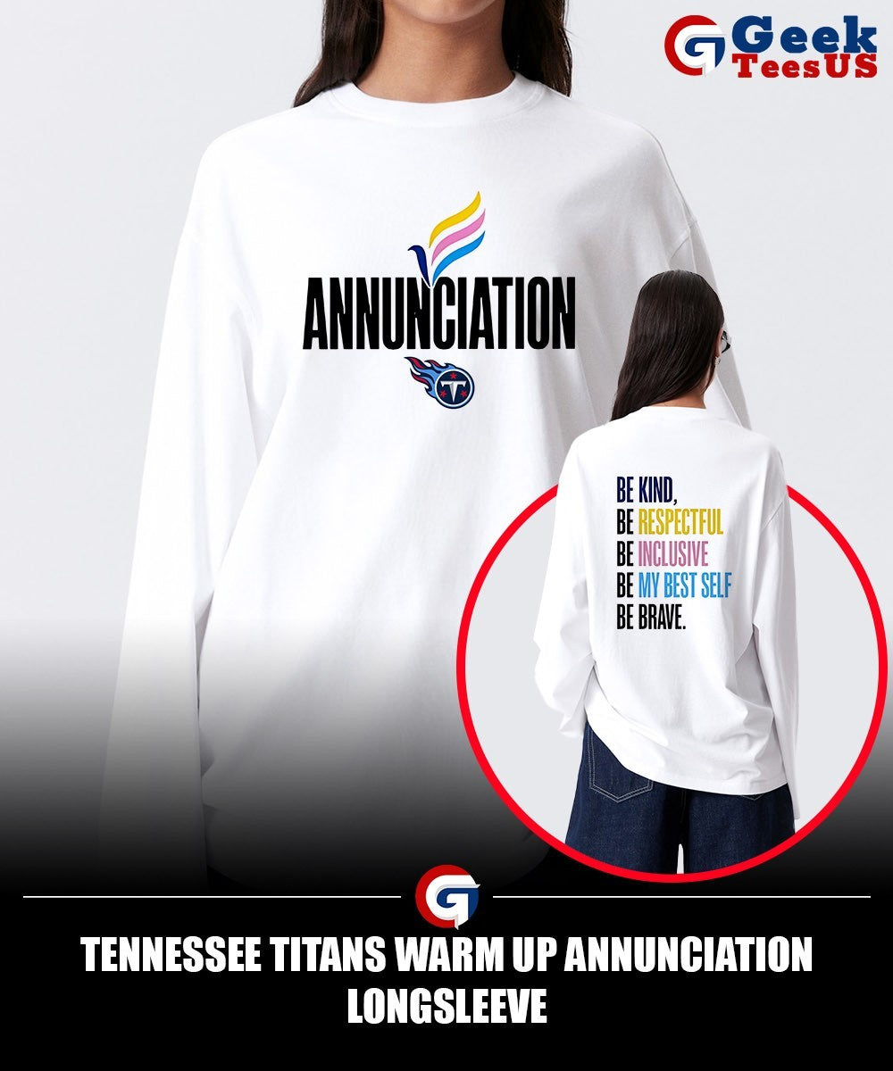 Tennessee Titans Warm Up Annunciation shirt