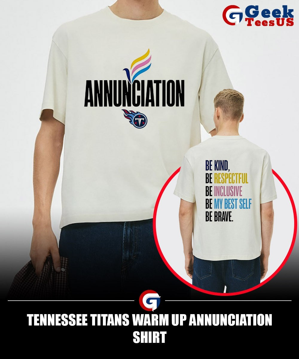 Tennessee Titans Warm Up Annunciation shirt