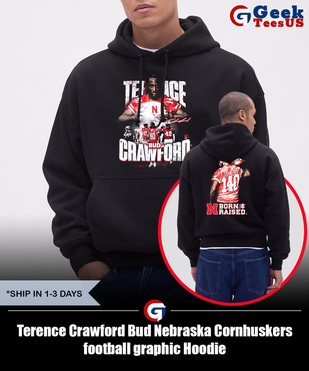 Terence Crawford Bud Nebraska Cornhuskers football graphic shirt