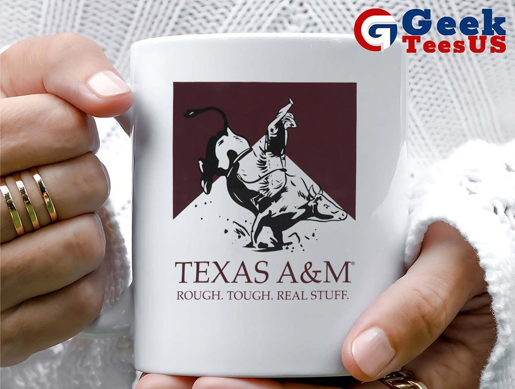 Texas A&M rough tough bull rider shirt