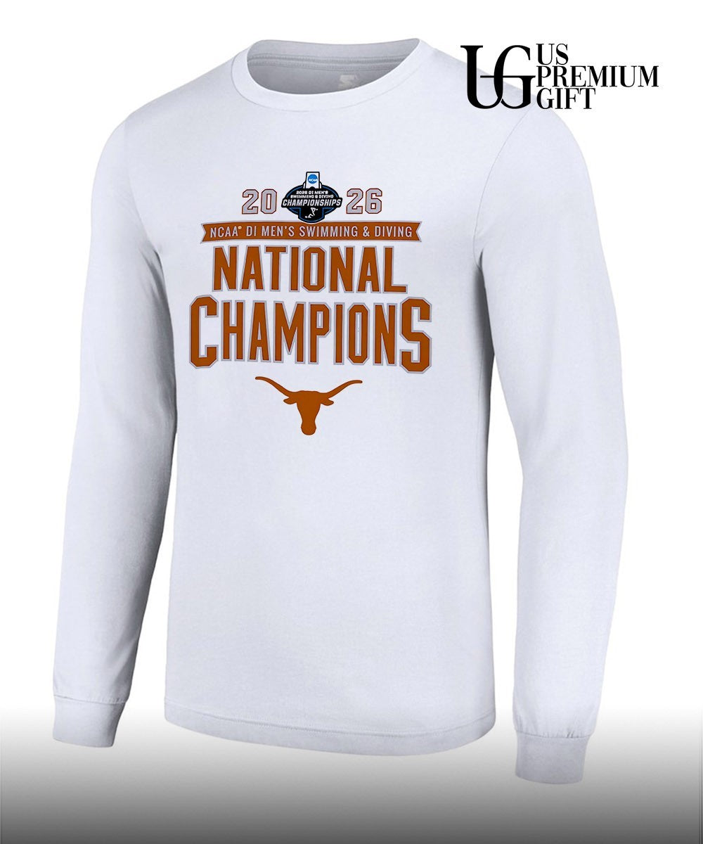 Texas Longhorns 2026 NCAA Men’s Swimming and Diving National Champions shirt