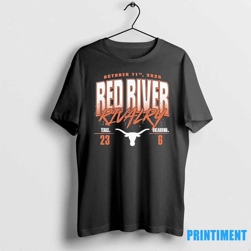 Texas Longhorns 23 6 Oklahoma Sooners 2025 Red River Rivalry Tshirts Sweater