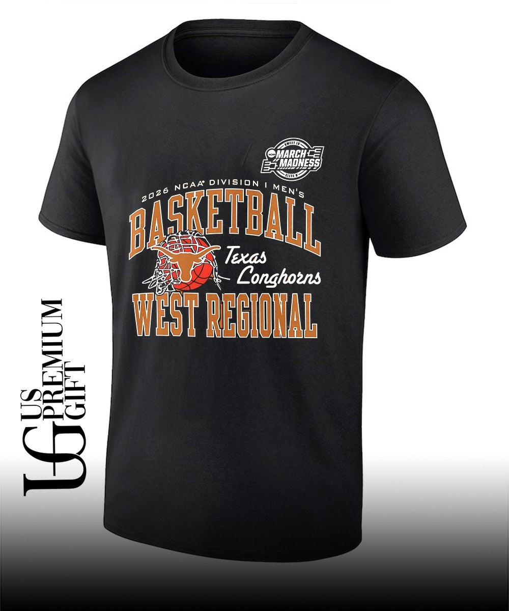 Texas Longhorns West Regional NCAA Division I Men’s Basketball March Madness shirt