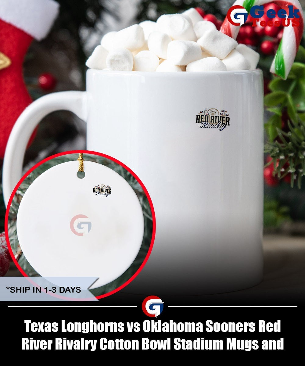 Texas Longhorns vs Oklahoma Sooners Red River Rivalry Cotton Bowl Stadium shirt
