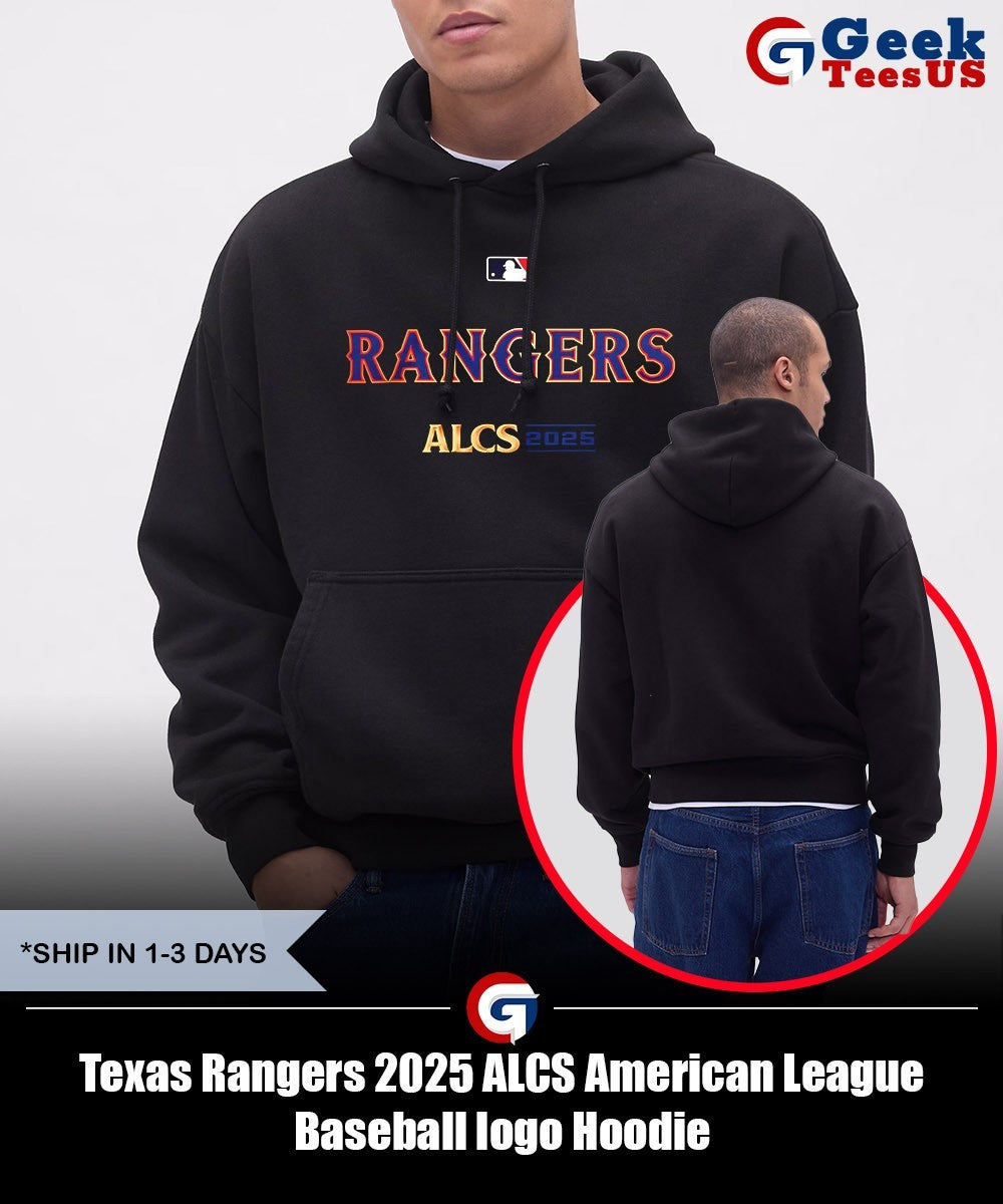 Texas Rangers 2025 ALCS American League Baseball logo shirt