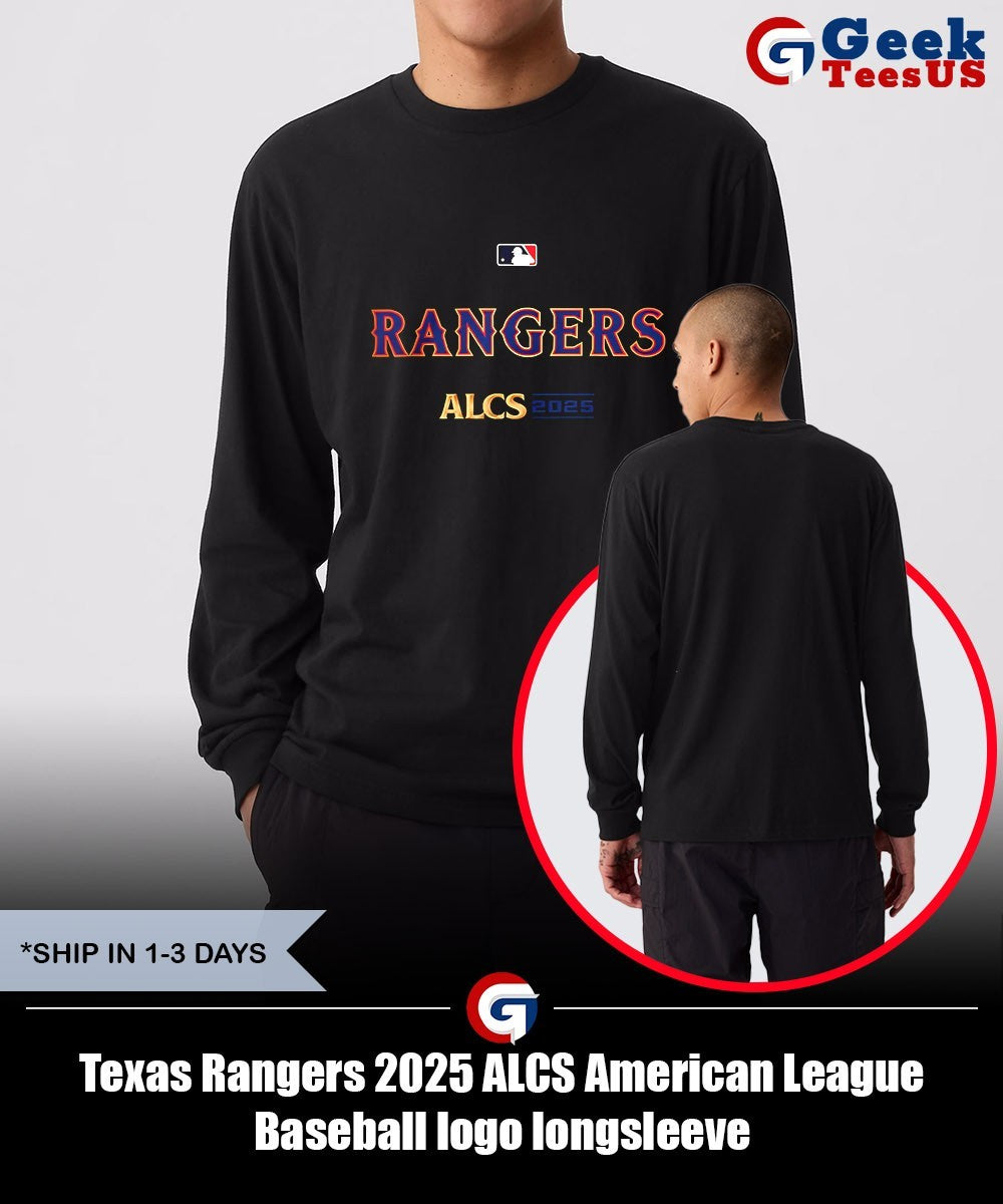 Texas Rangers 2025 ALCS American League Baseball logo shirt