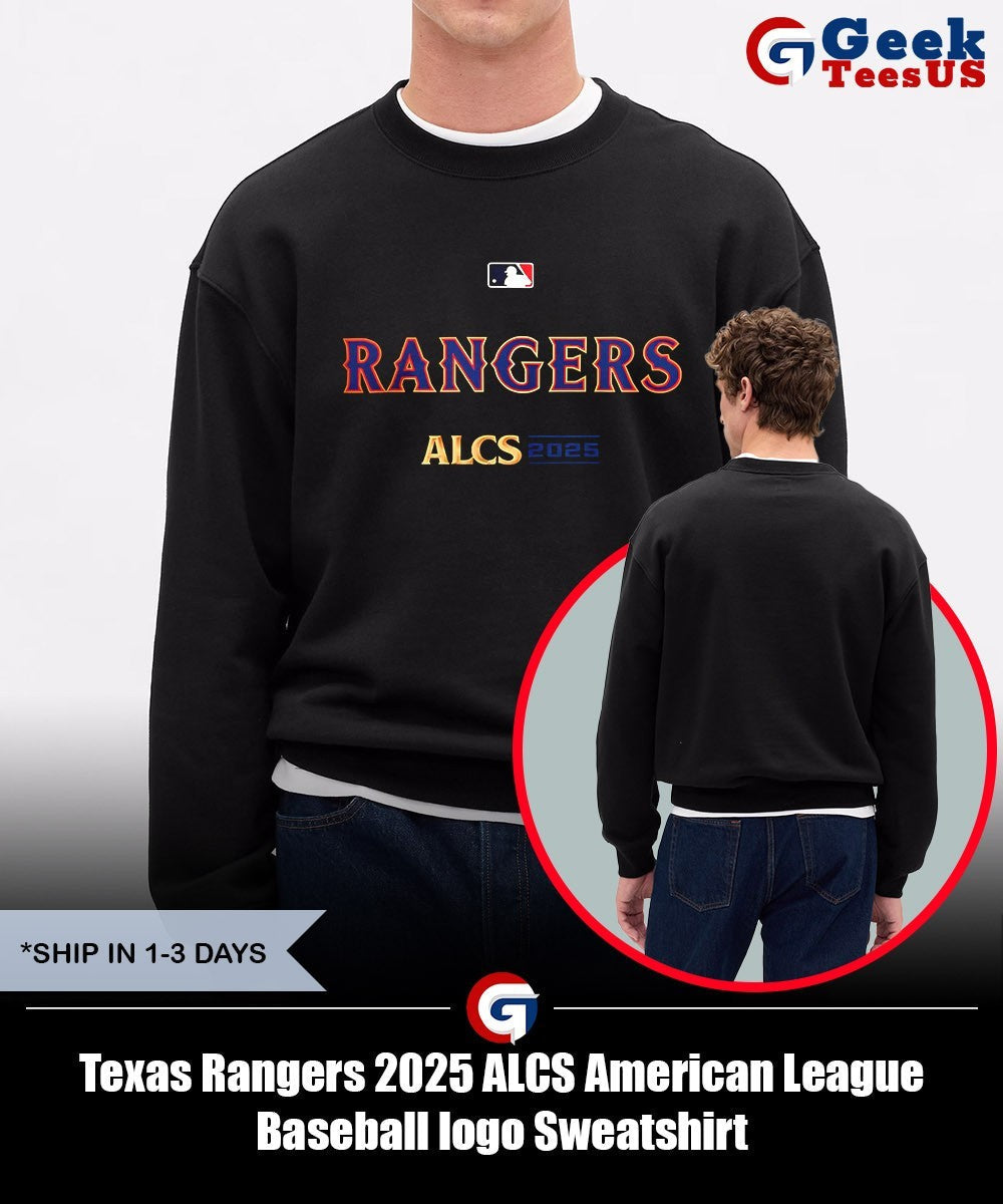Texas Rangers 2025 ALCS American League Baseball logo shirt