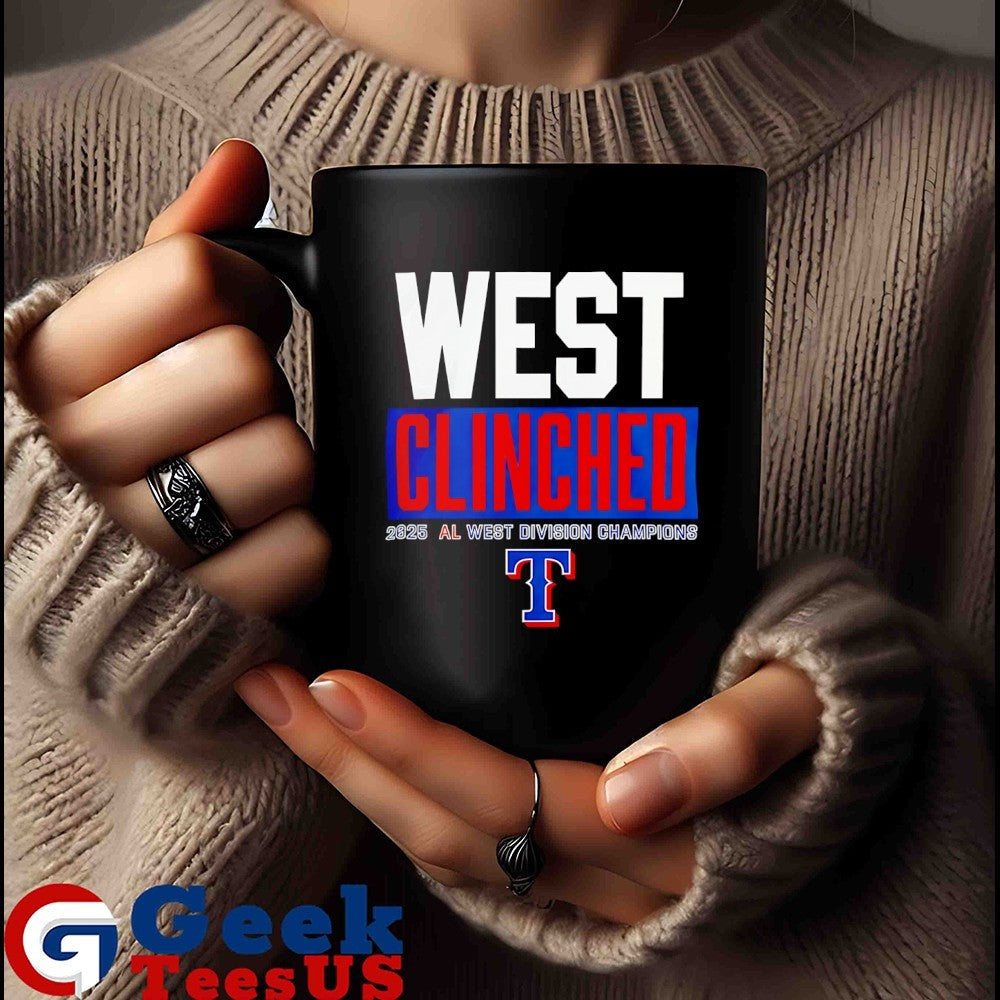 Texas Rangers Playoffs Clinched AL West Division Champions 2025 shirt