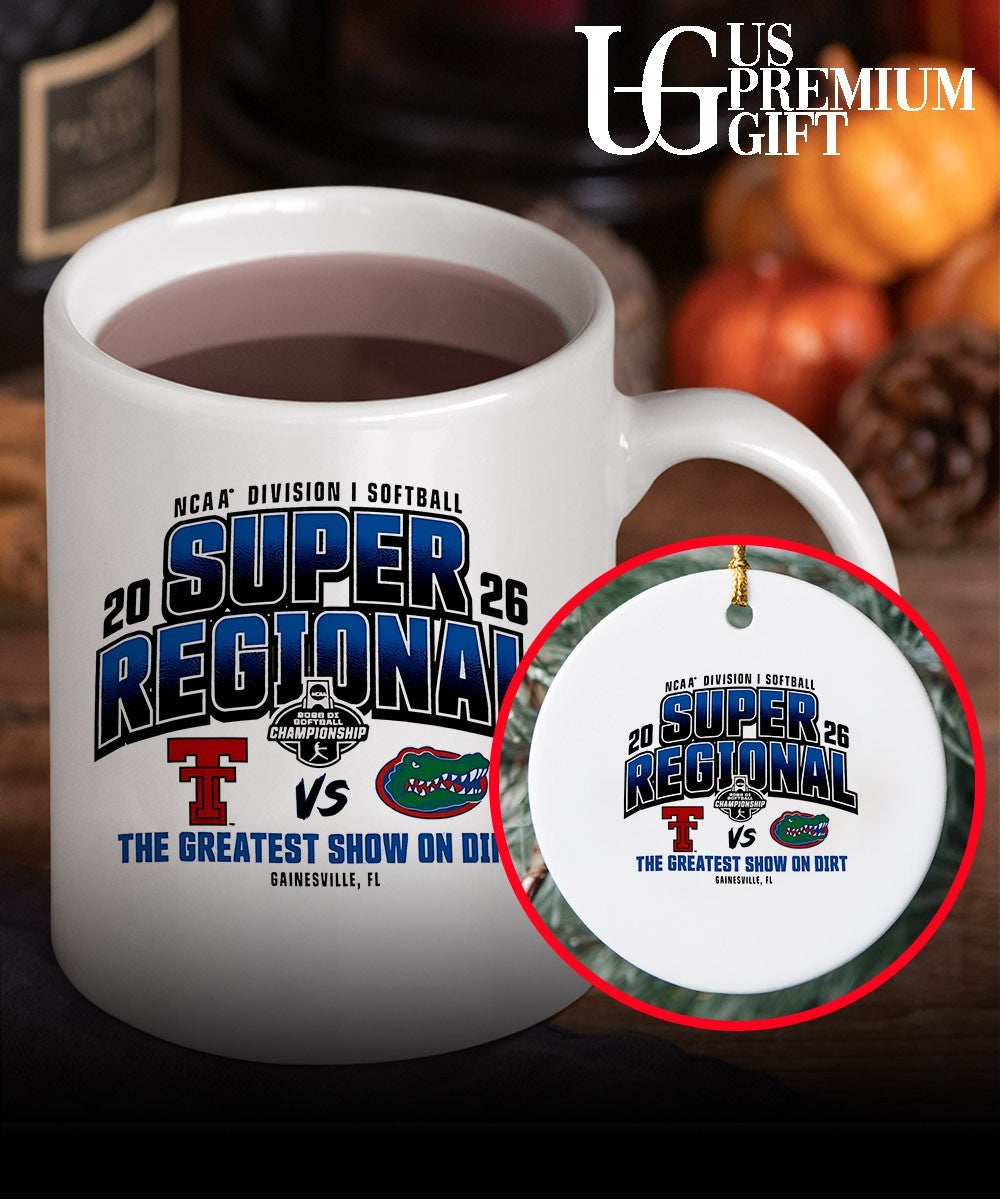 Texas Tech Red Raiders and Florida Gators 2026 NCAA Division I Softball Super Regionals the Greatest show on Dirt shirt