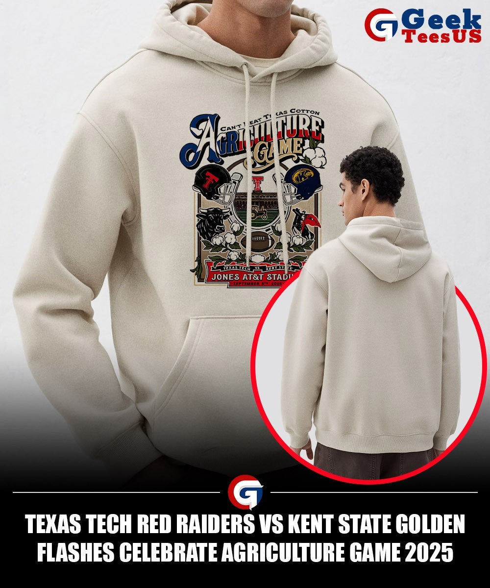 Texas Tech Red Raiders vs Kent State Golden Flashes Celebrate Agriculture Game 2025 shirt