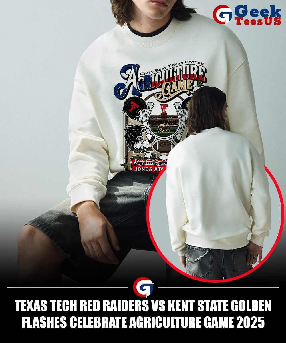 Texas Tech Red Raiders vs Kent State Golden Flashes Celebrate Agriculture Game 2025 shirt