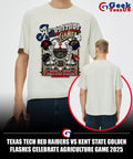 Texas Tech Red Raiders vs Kent State Golden Flashes Celebrate Agriculture Game 2025 shirt
