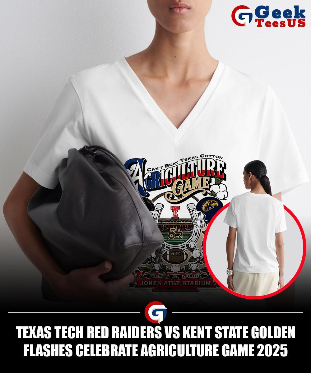 Texas Tech Red Raiders vs Kent State Golden Flashes Celebrate Agriculture Game 2025 shirt
