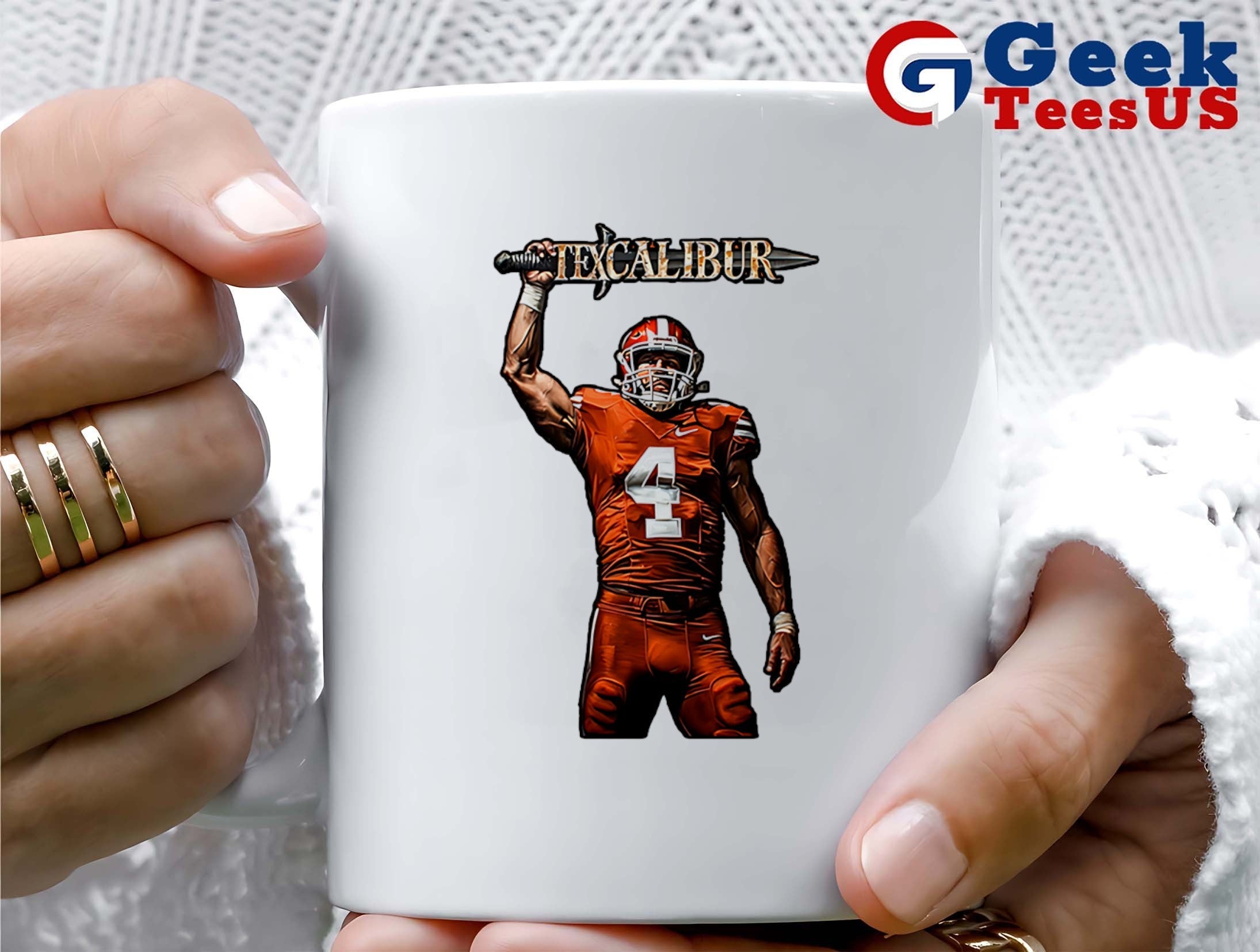 Texcalibur player Texas Longhorns shirt