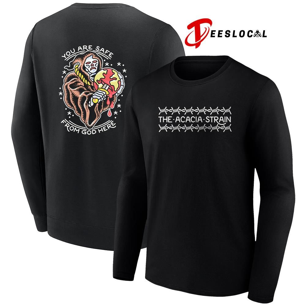 The Acacia Strain you are safe from God here art shirt
