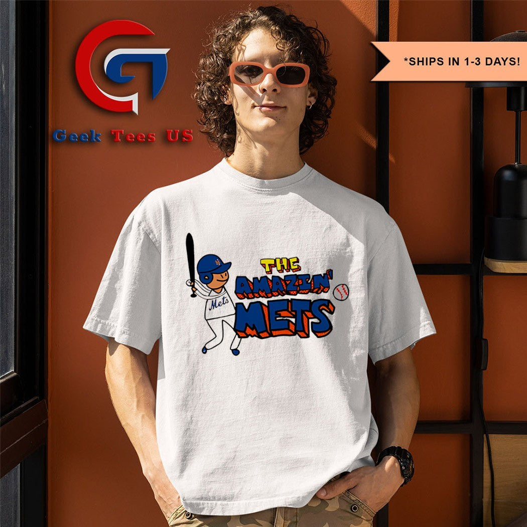 The Amazin Mets MLB art shirt