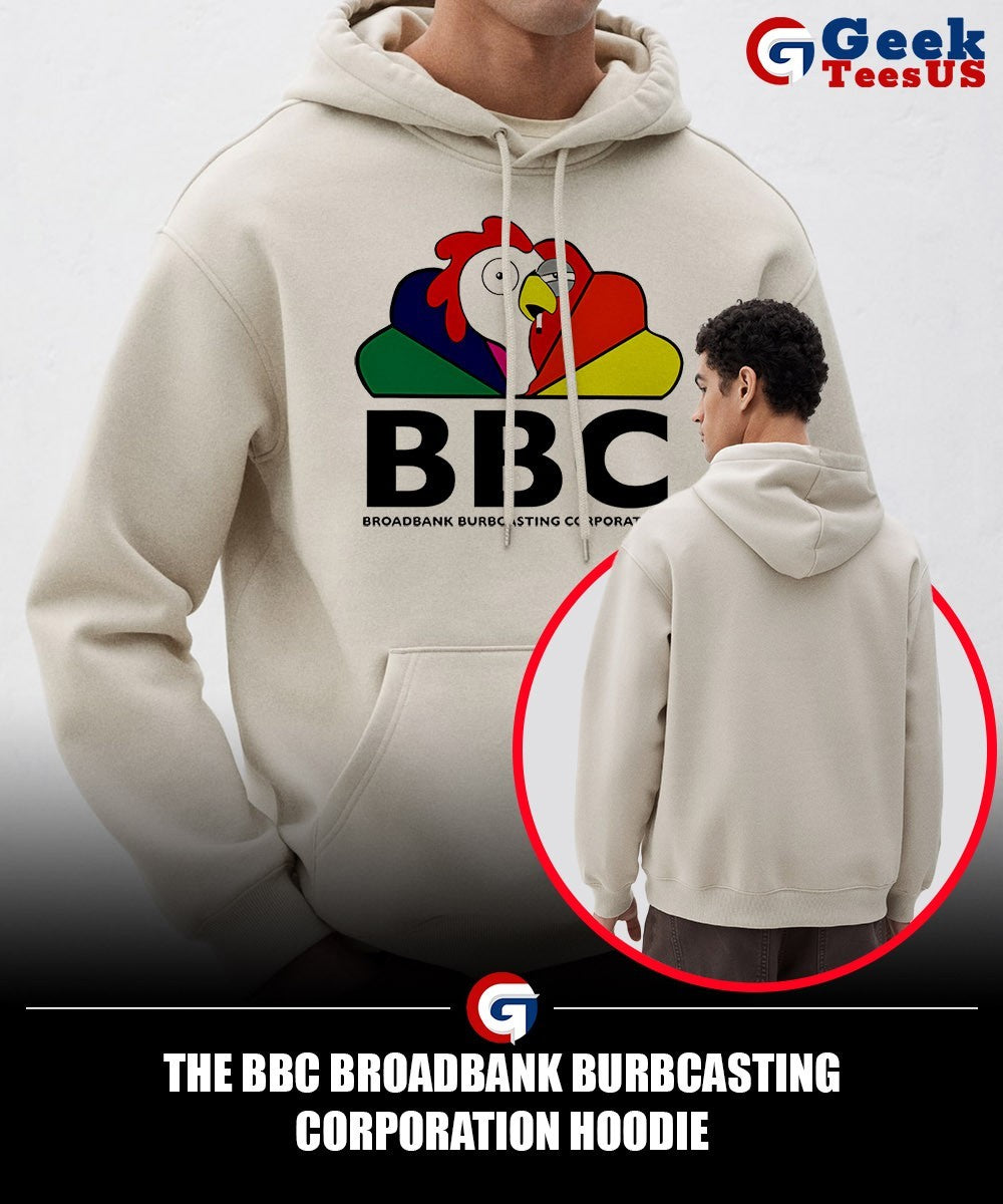The BBC Broadbank Burbcasting Corporation shirt