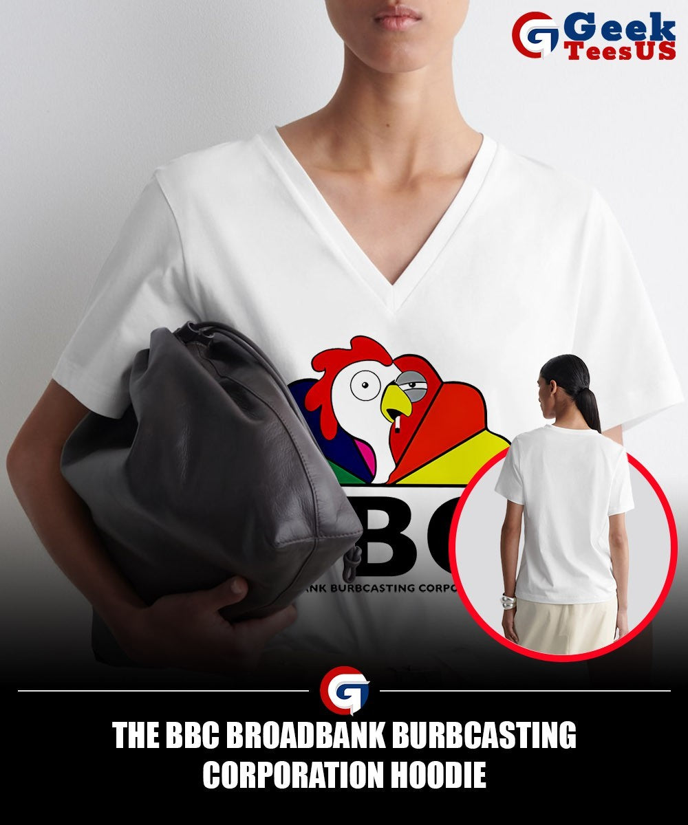 The BBC Broadbank Burbcasting Corporation shirt
