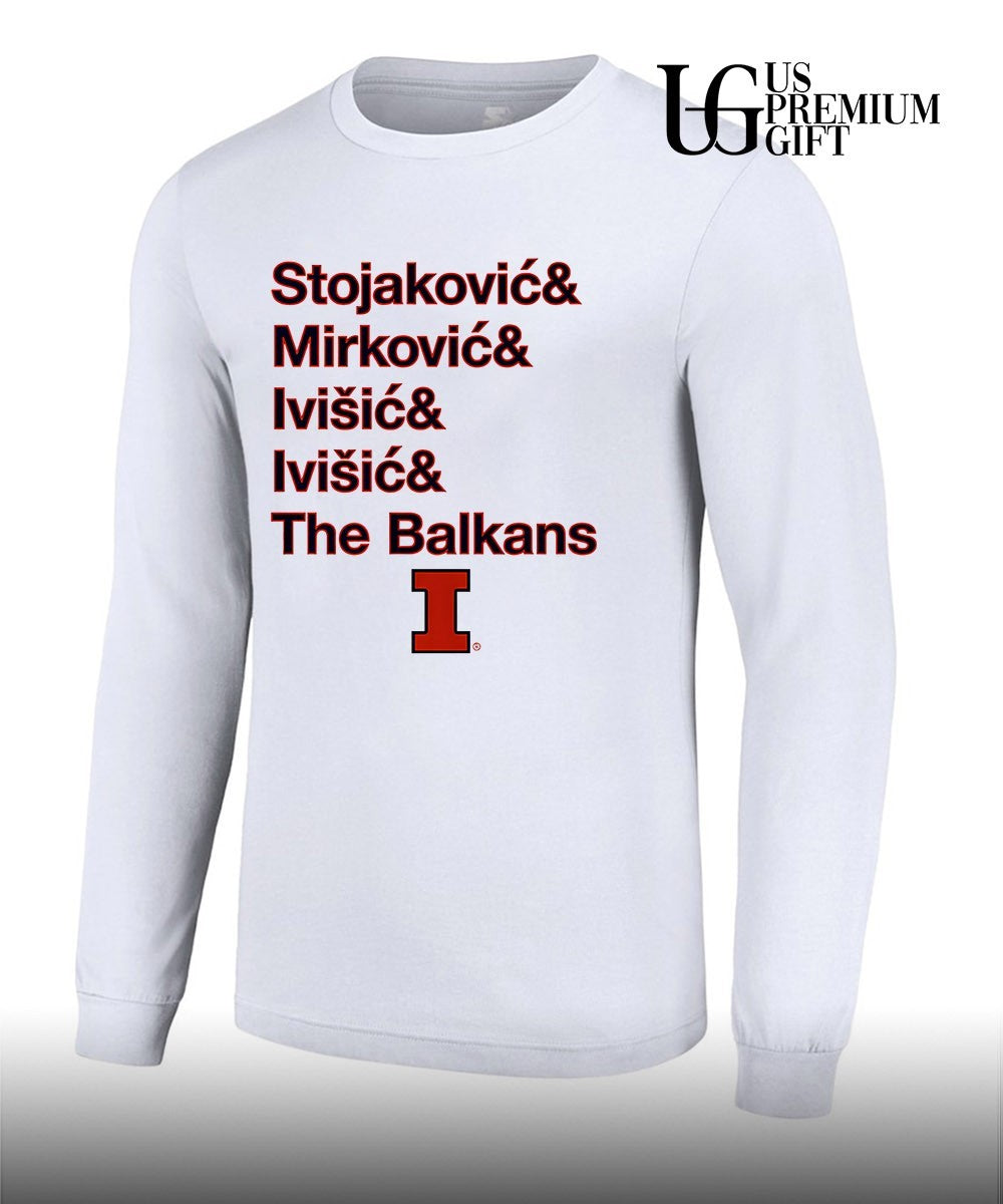 The Balkan Bloc Illinois Fighting Illini men’s basketball logo shirt