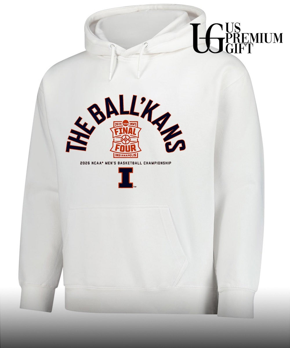 The Ball’kans 2026 Final Four Illinois Fighting Illini NCAA Men’s basketball Championship shirt