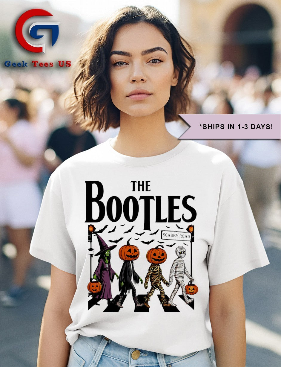 The Bootles horror characters abbey road Halloween shirt