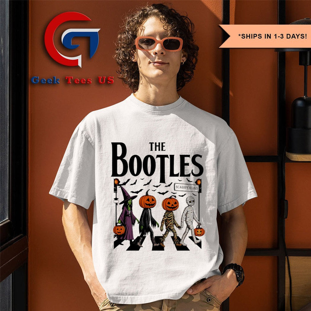 The Bootles horror characters abbey road Halloween shirt