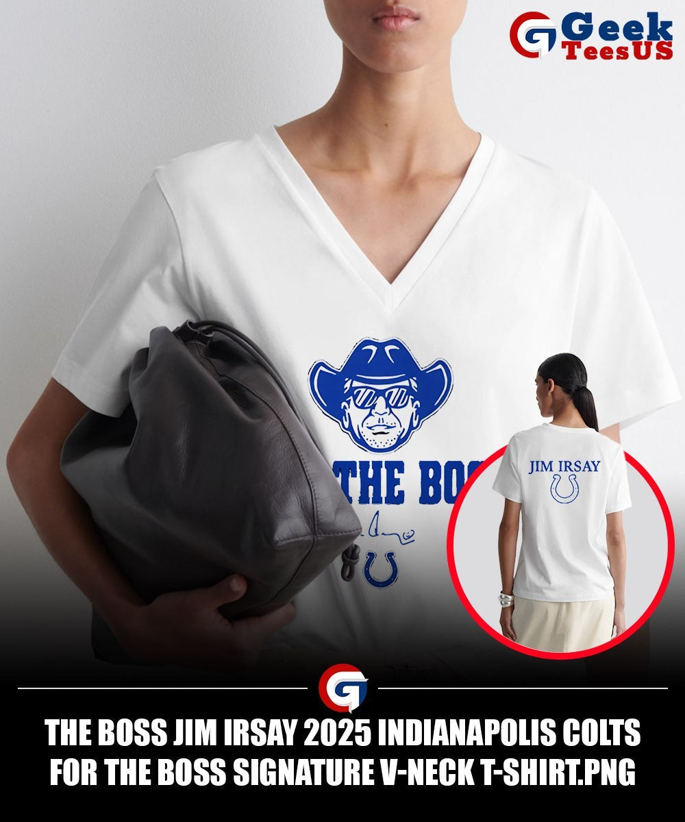The Boss Jim Irsay 2025 Indianapolis Colts for the boss signature shirt