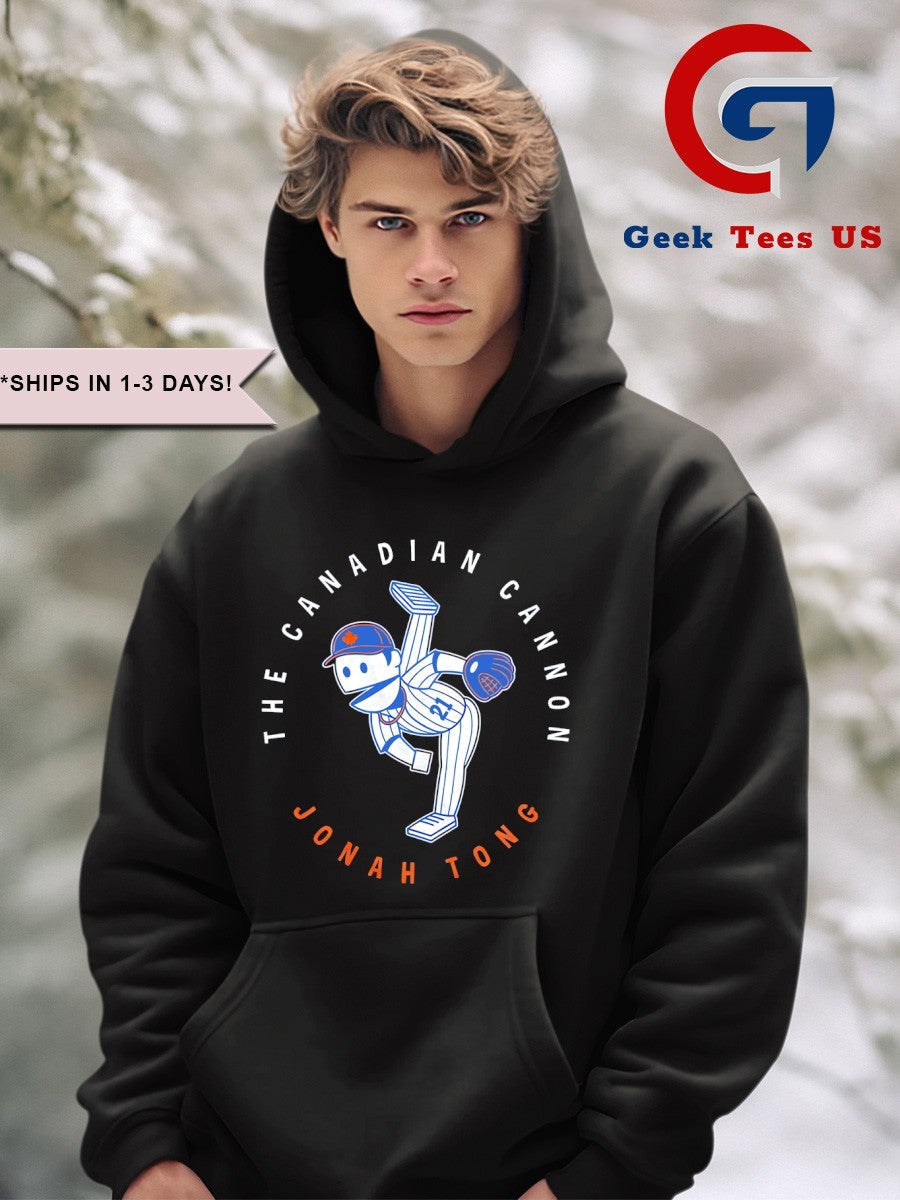 The Canadian Cannon Jonah Tong New York Mets baseball shirt