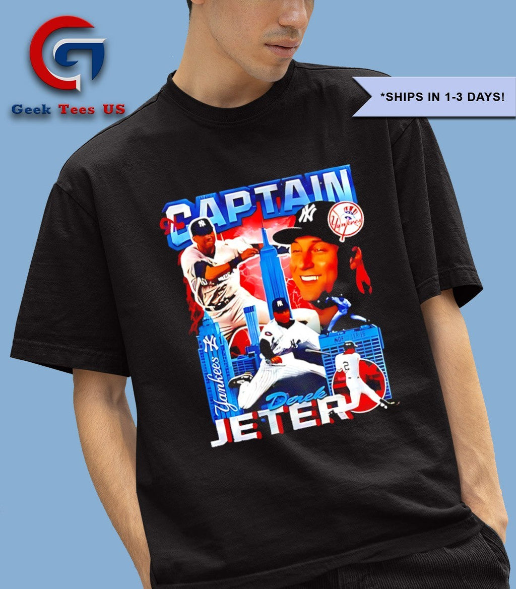 The Captain Derek Jeter New York Yankees 2000 World Series MVP graphic shirt