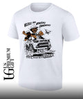 The Carpetbagger Vlogs and Knuckle Sandwiches Carpetmobil shirt