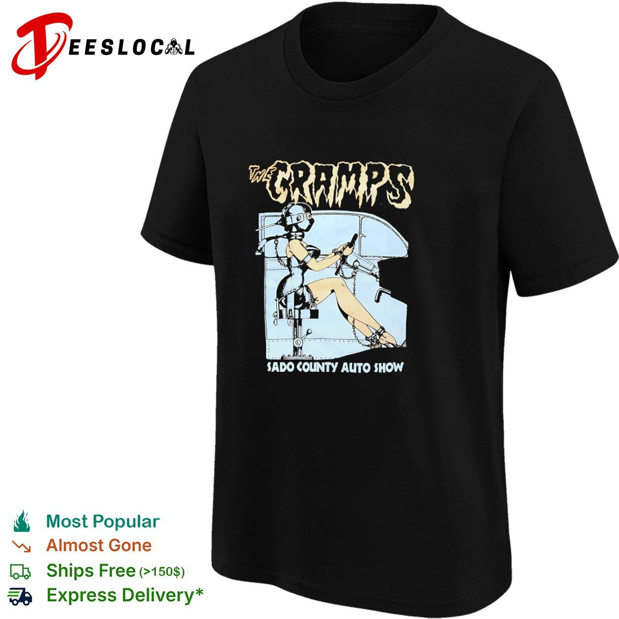 The Cramps Sado County Auto Show shirt