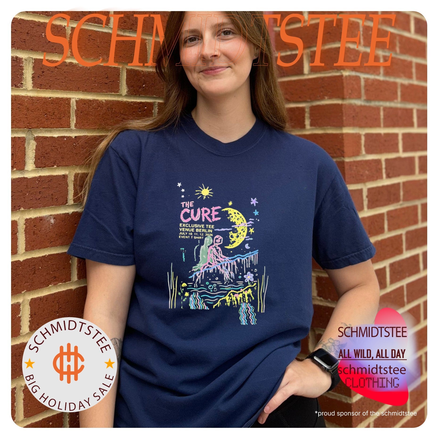 The Cure Exclusive Tee Venue Berlin July 10 11 12 2026 Event Shirt