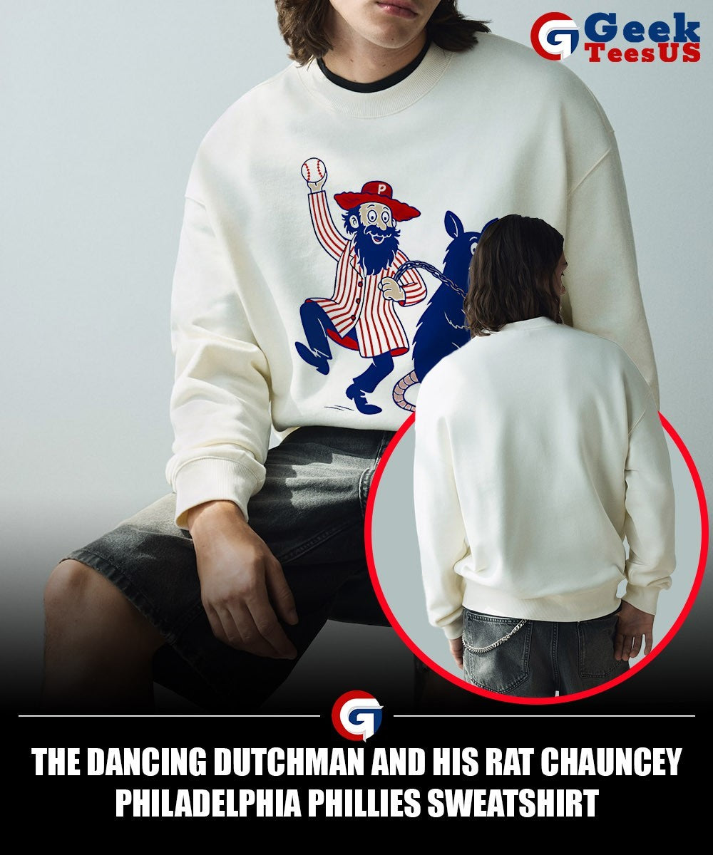 The Dancing Dutchman and His Rat Chauncey Philadelphia Phillies shirt