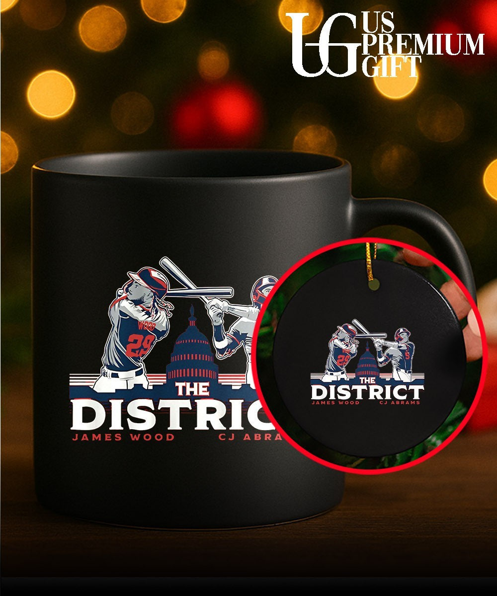 The District James Wood and CJ Abrams Washington Nationals baseball shirt