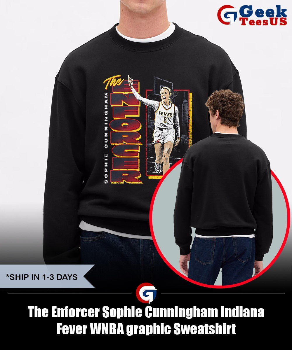 The Enforcer Sophie Cunningham Indiana Fever WNBA graphic shirt