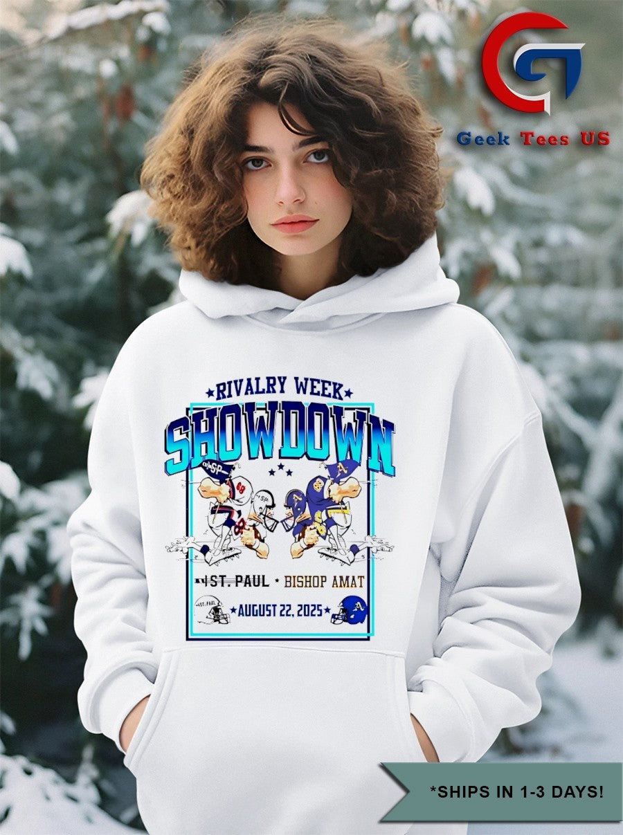 The Ghosts of St. Paul vs Bishop Amat 2025 Rivalry week showdown shirt
