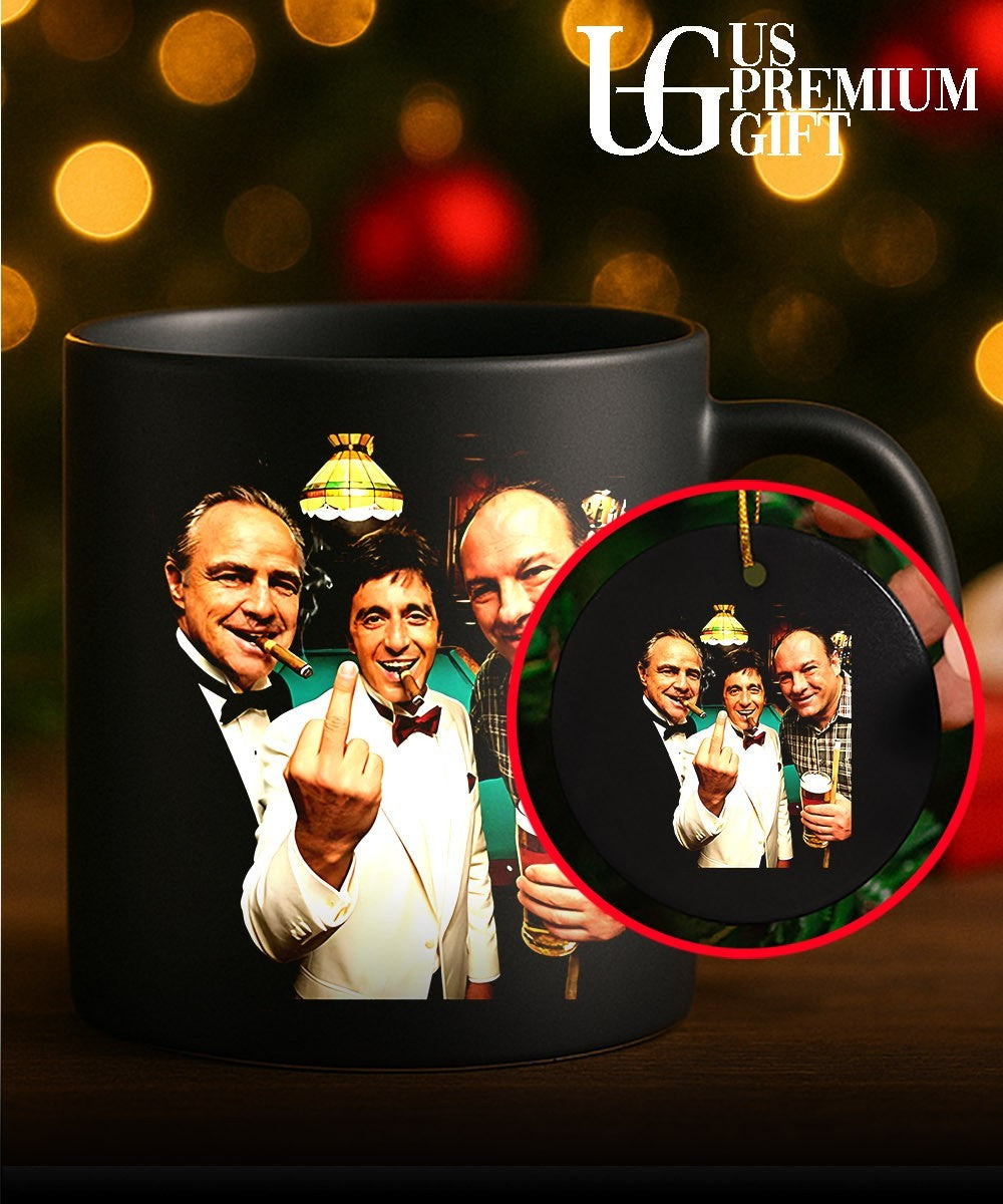 The Godfather Scarface and Soprano’s Century Toast middle finger shirt