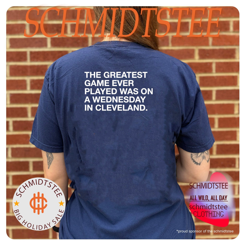The Greatest Game Ever Played Was On A Wednesday In Cleveland Shirt
