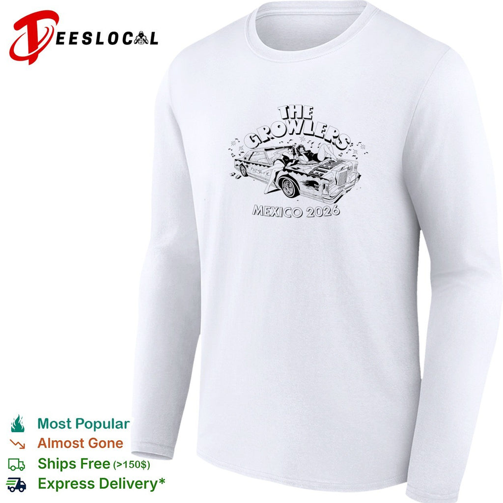The Growlers Mexico 2026 lowrider pinup girls shirt