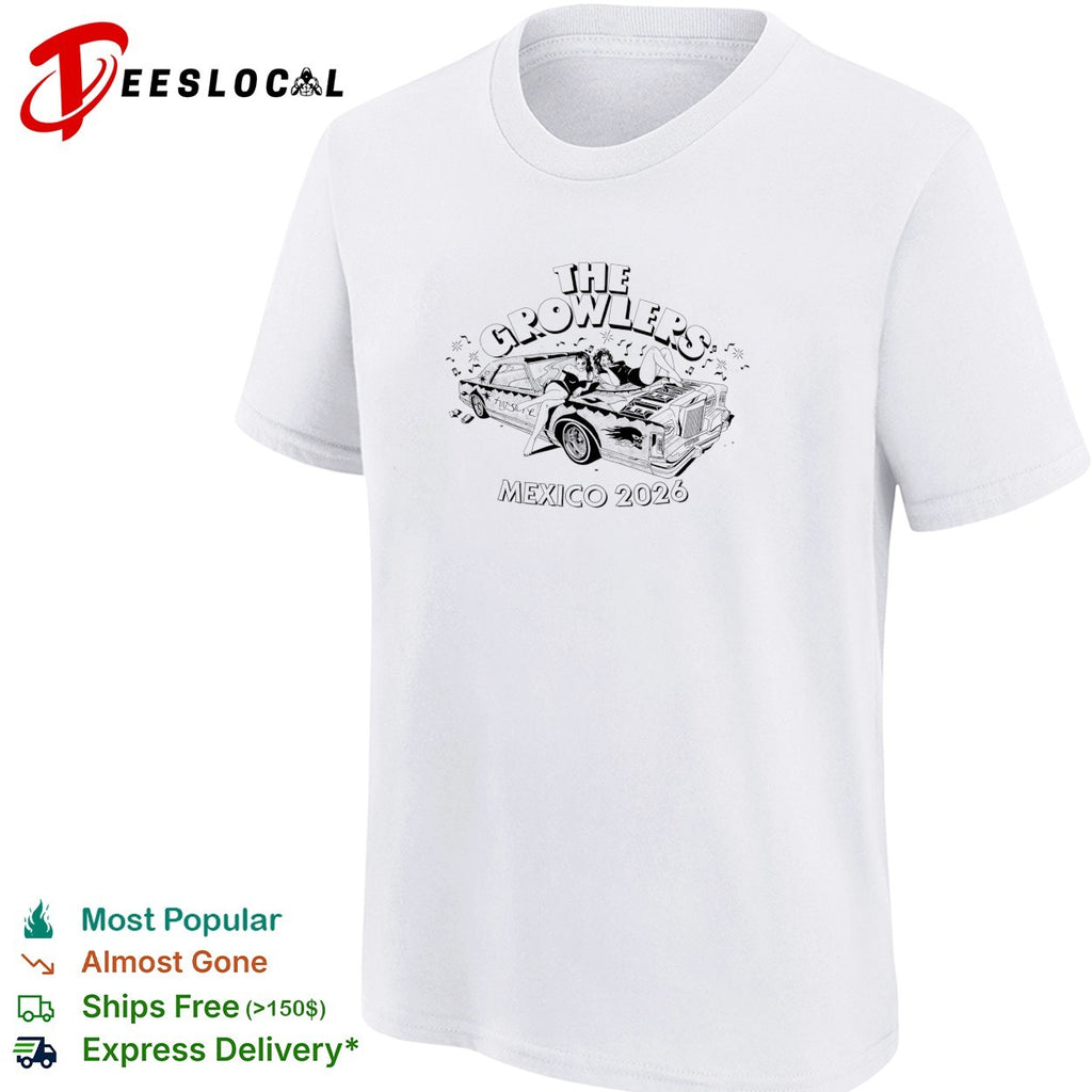 The Growlers Mexico 2026 lowrider pinup girls shirt