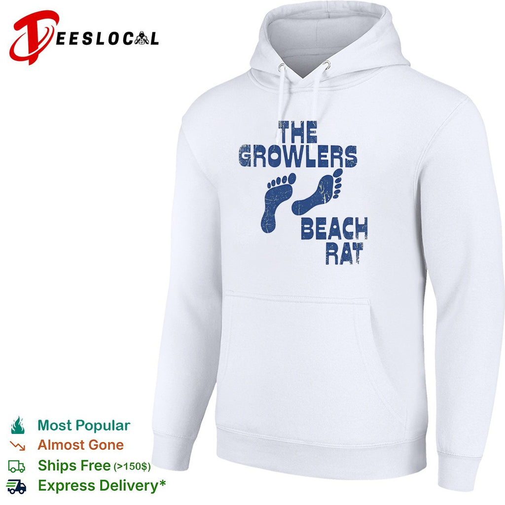 The Growlers beach rat footprints shirt
