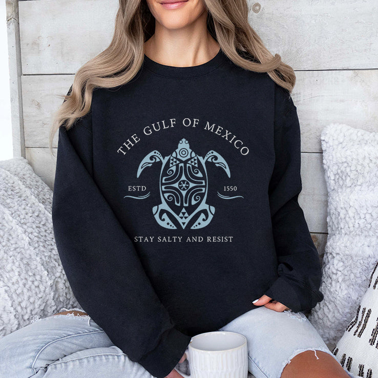 The Gulf Of Mexico Estd 1550 Stay Salty And Resist Shirt