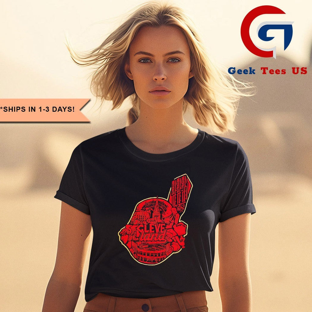 The History of Cleveland Baseball Cleveland Guardians logo shirt