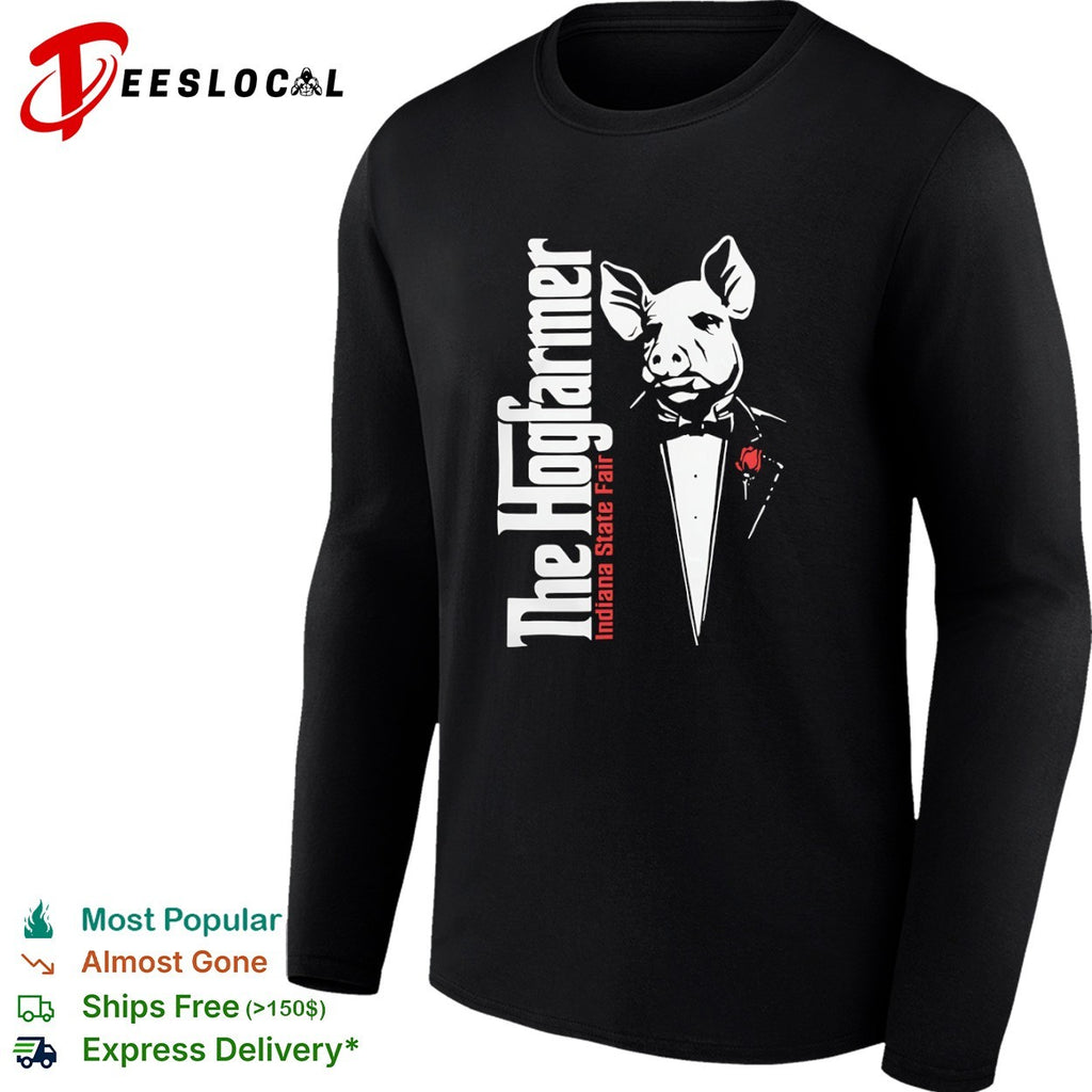 The Hogfarmer Indiana State Fair Pig in Tuxedo shirt