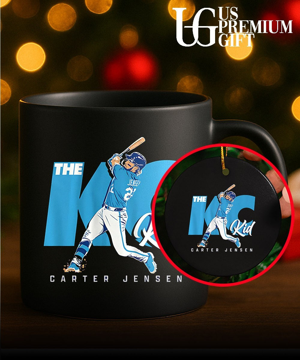 The KC Kid Carter Jensen Kansas City Royals baseball shirt