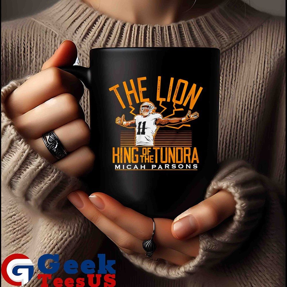 The Lion Micah Parsons King of the Tundra Green Bay Packers football signature shirt
